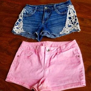 Girls Size 14 shorts (2 pairs)